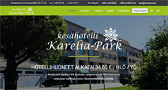 Desktop Screenshot of karelia-park.fi